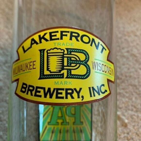 Lakefront Brewery IPA India Pale Ale Pint Beer Glass - Picture 2 of 9